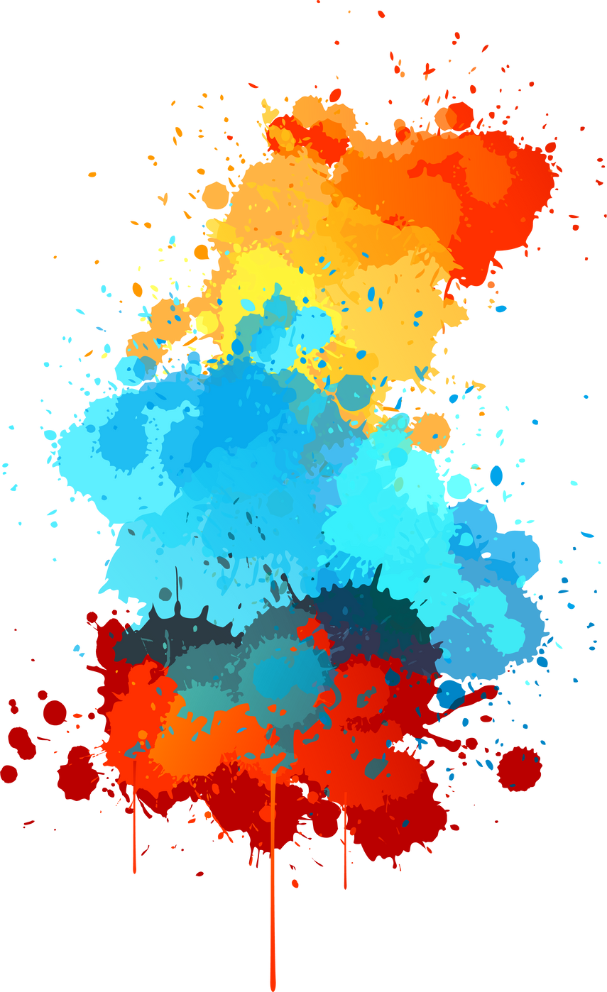 Colorful Paint Splashes