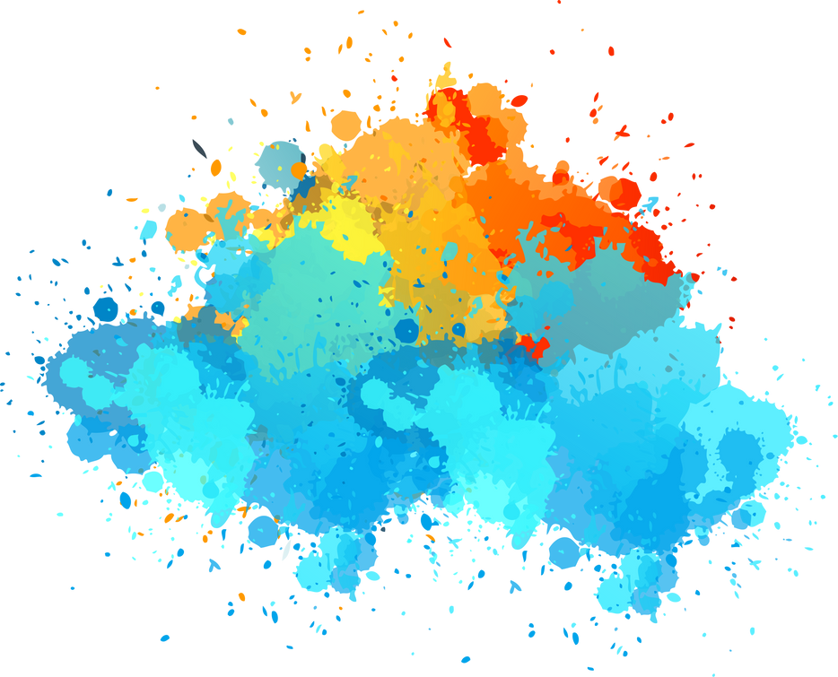 Colorful Paint Splashes